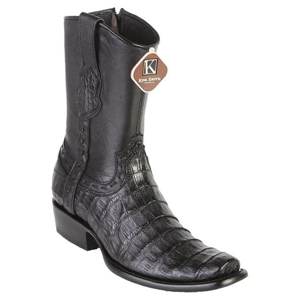 King Exotic Boots 6 Men&#39;s King Exotic Caiman Belly Dubai Style Short Boot 479B8205