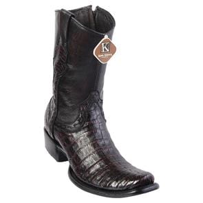 King Exotic Boots 6 Men&#39;s King Exotic Caiman Belly Dubai Style Short Boot 479B8218