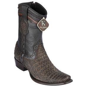 King Exotic Boots 6 Men&#39;s King Exotic Caiman Belly Dubai Style Short Boot 479B8235