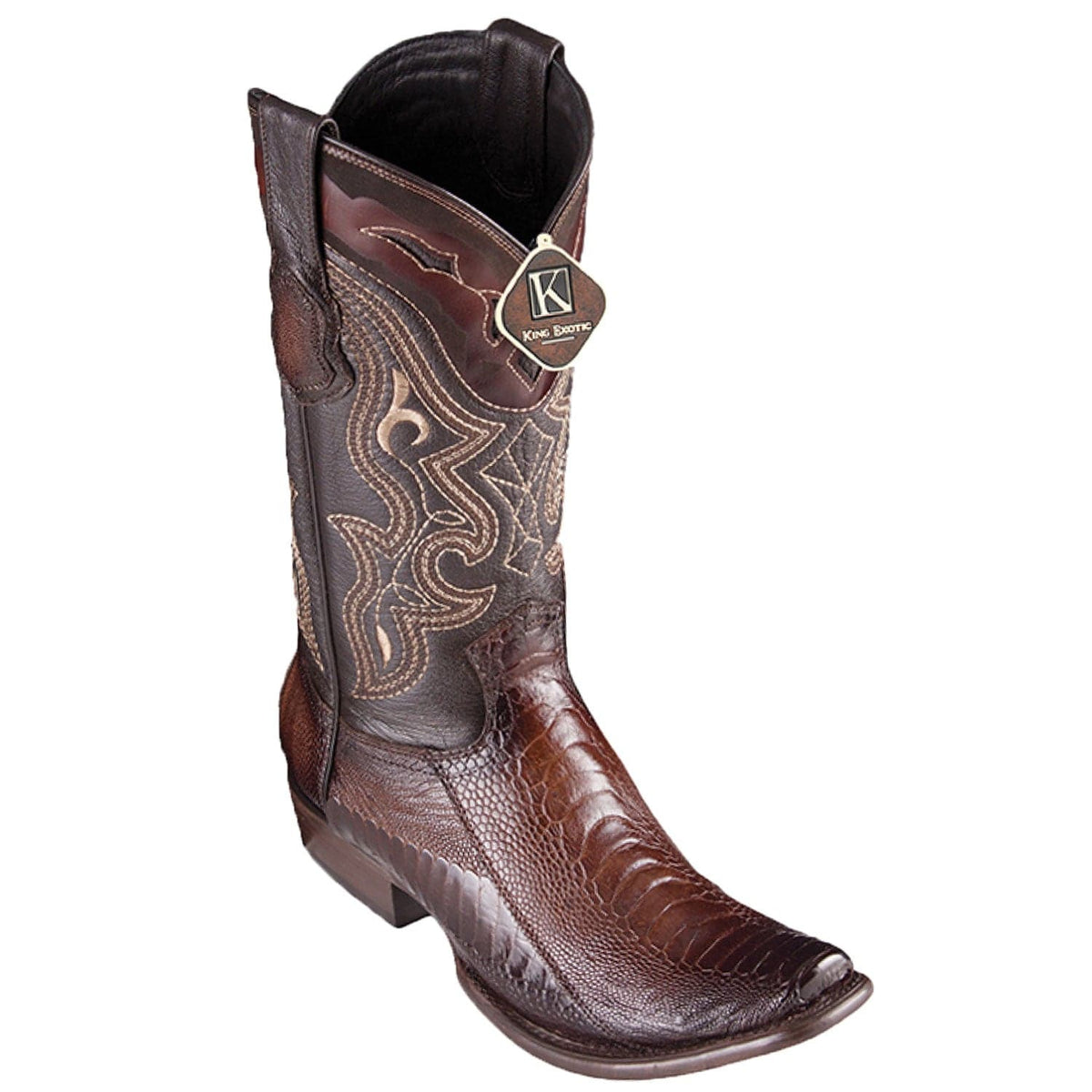 King Exotic Boots 6 Men&#39;s King Exotic Original Ostrich Leg Dubai Style Boot 4790516