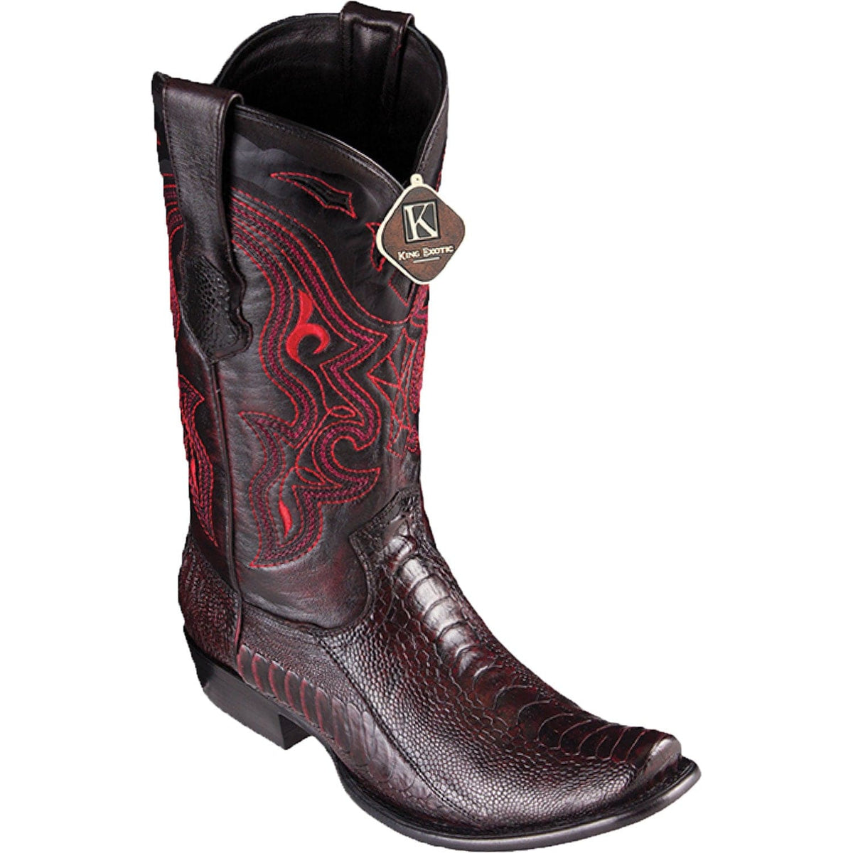 King Exotic Boots 6 Men&#39;s King Exotic Original Ostrich Leg Dubai Style Boot 4790518