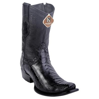 King Exotic Boots 6 Men&#39;s King Exotic Original Ostrich Leg Skin Dubai Style Short Boot 479B0505