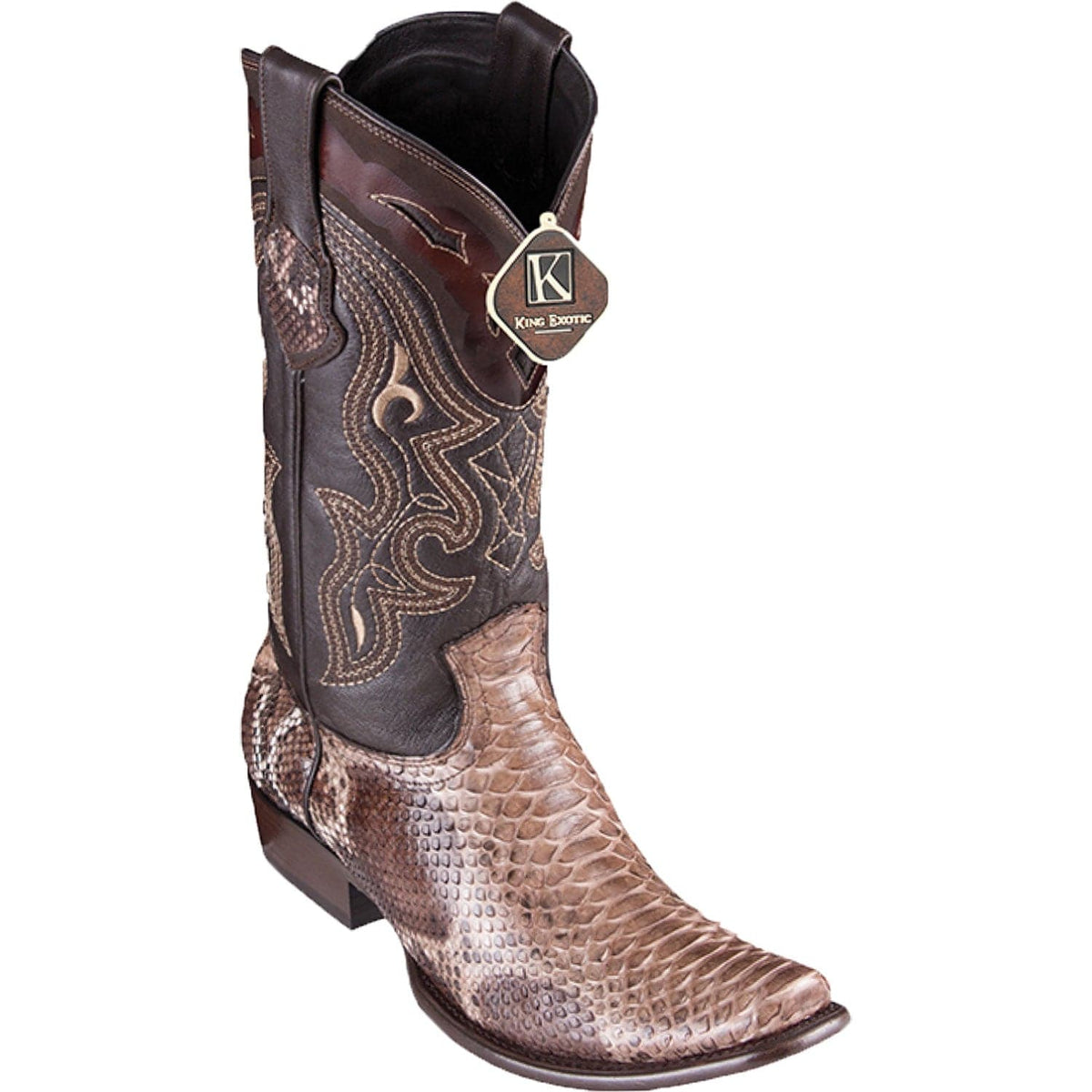 King Exotic Boots 6 Men&#39;s King Exotic Original Python Skin Dubai Style Boot 4795785