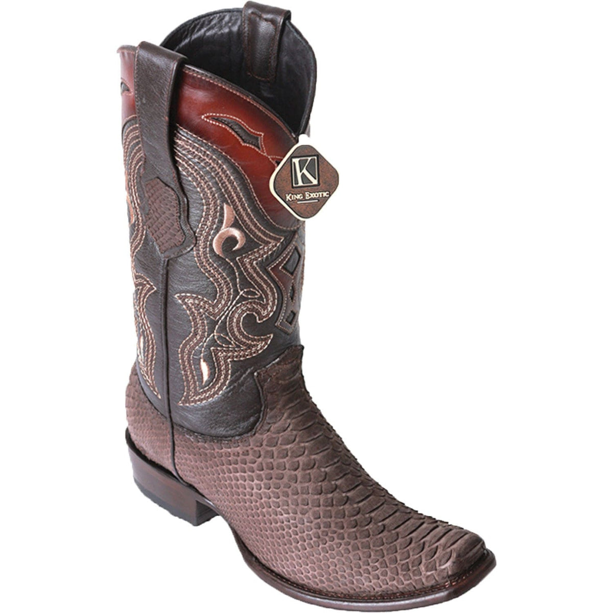 King Exotic Boots 6 Men&#39;s King Exotic Original Python Skin Dubai Style Boot 479N5707