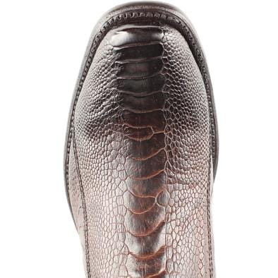 King Exotic Boots Men&#39;s King Exotic Original Ostrich Leg Skin Dubai Style Short Boot 479B0516