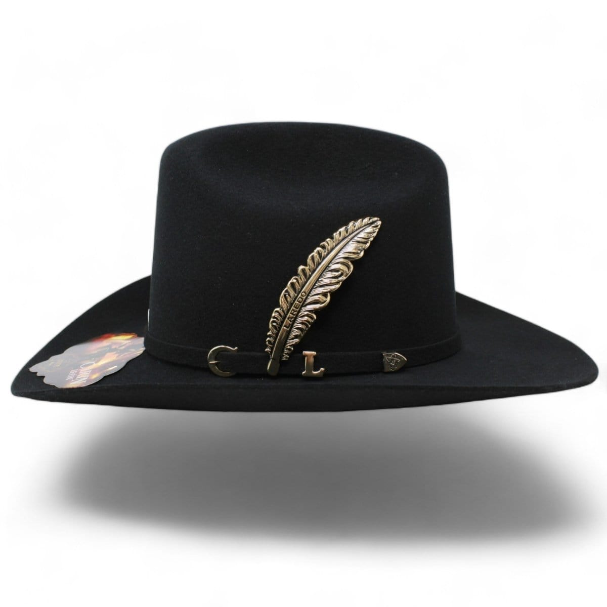 Laredo Hats Hats Laredo Cowboy Felt Hat with Silver Feather