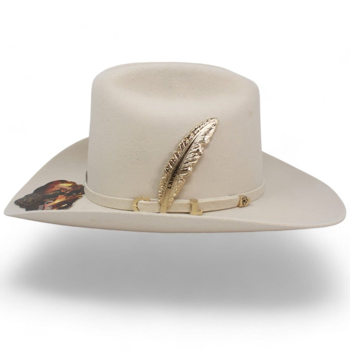 Laredo Hats Hats Official Carin Leon Cowboy Felt Hat with Silver Feather Bone