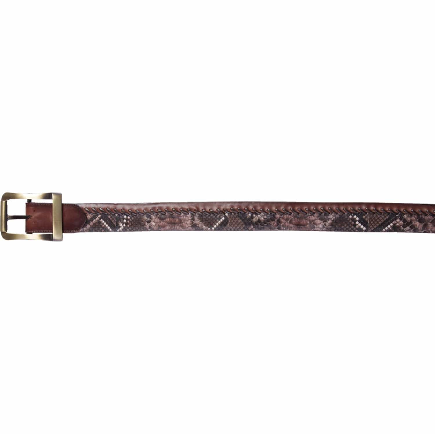 Los Altos Boots Belts 32 Men's Los altos Original Python Skin Casual Belt C235785