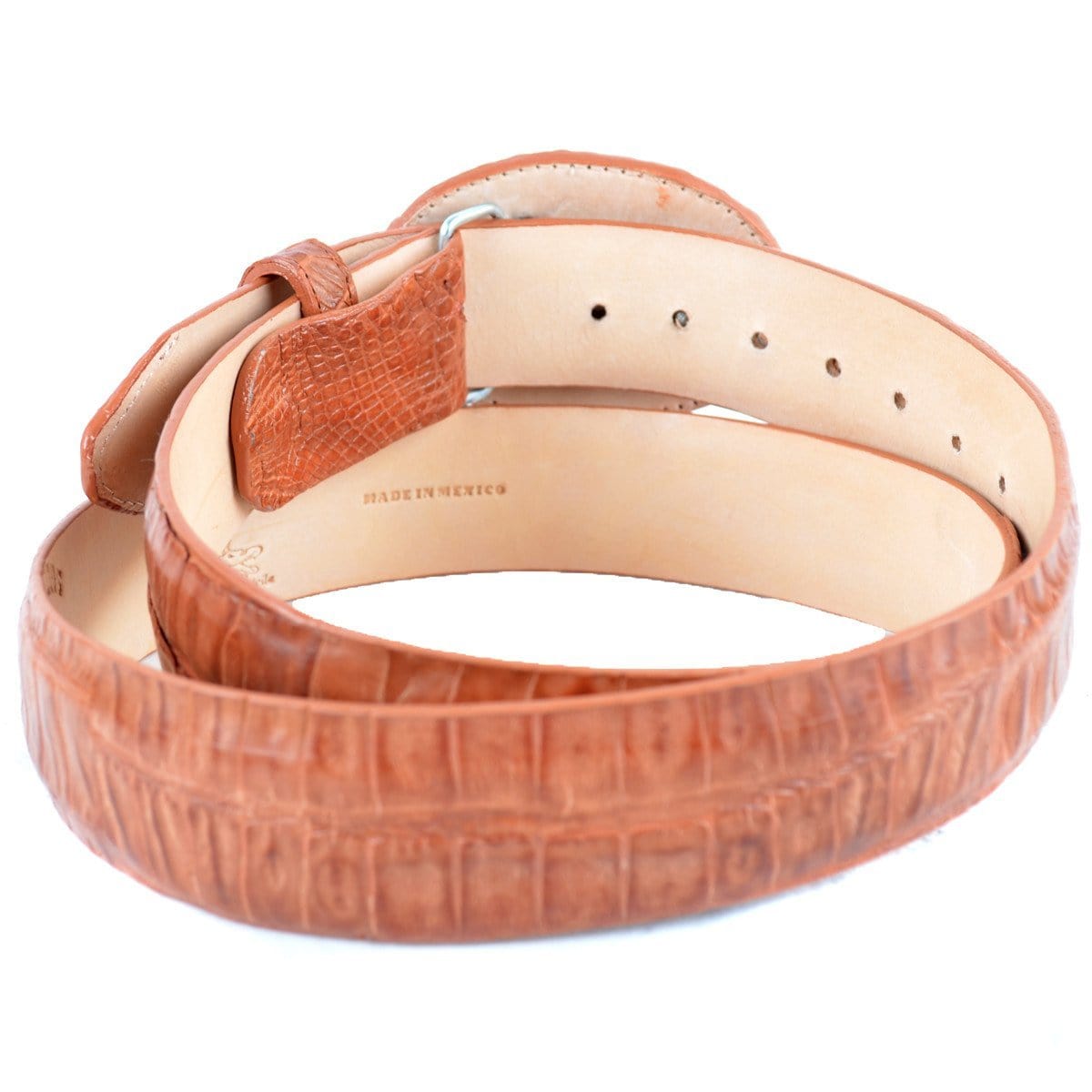 Los Altos Boots Belts Men&#39;s Los altos Caiman Belly Cowboy Belt C11U8203