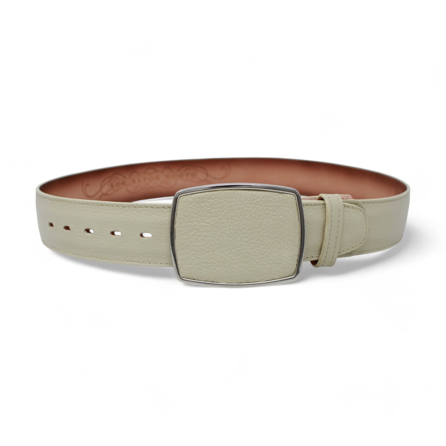 Los Altos Boots Belts Men's Los Altos Deer Skin Western Belt C11A8304