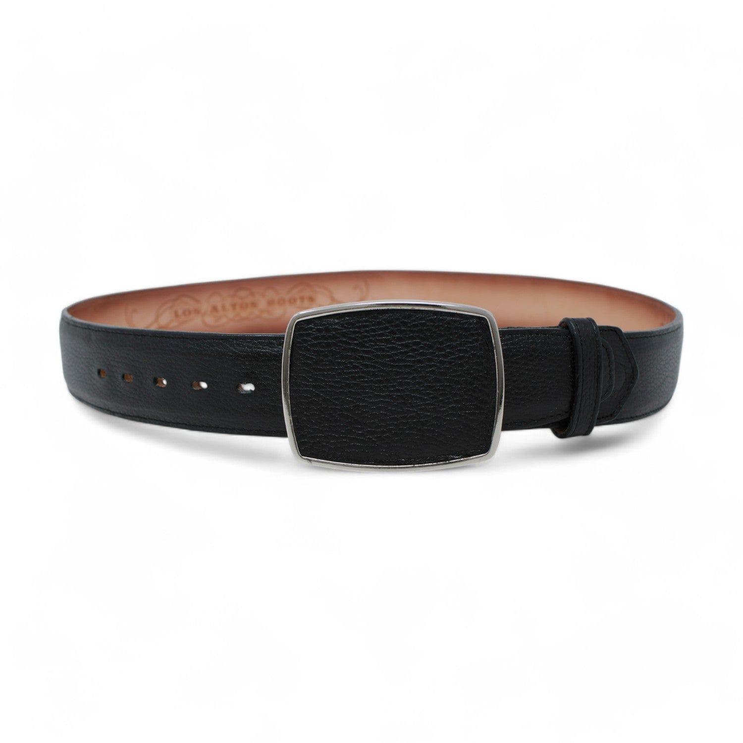 Los Altos Boots Belts Men's Los Altos Deer Skin Western Belt C11A8305