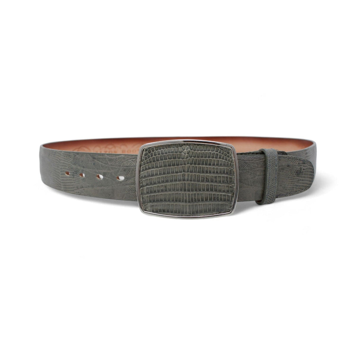 Los Altos Boots Belts Men&#39;s Los altos Lizard Cowboy Belt C11A0709