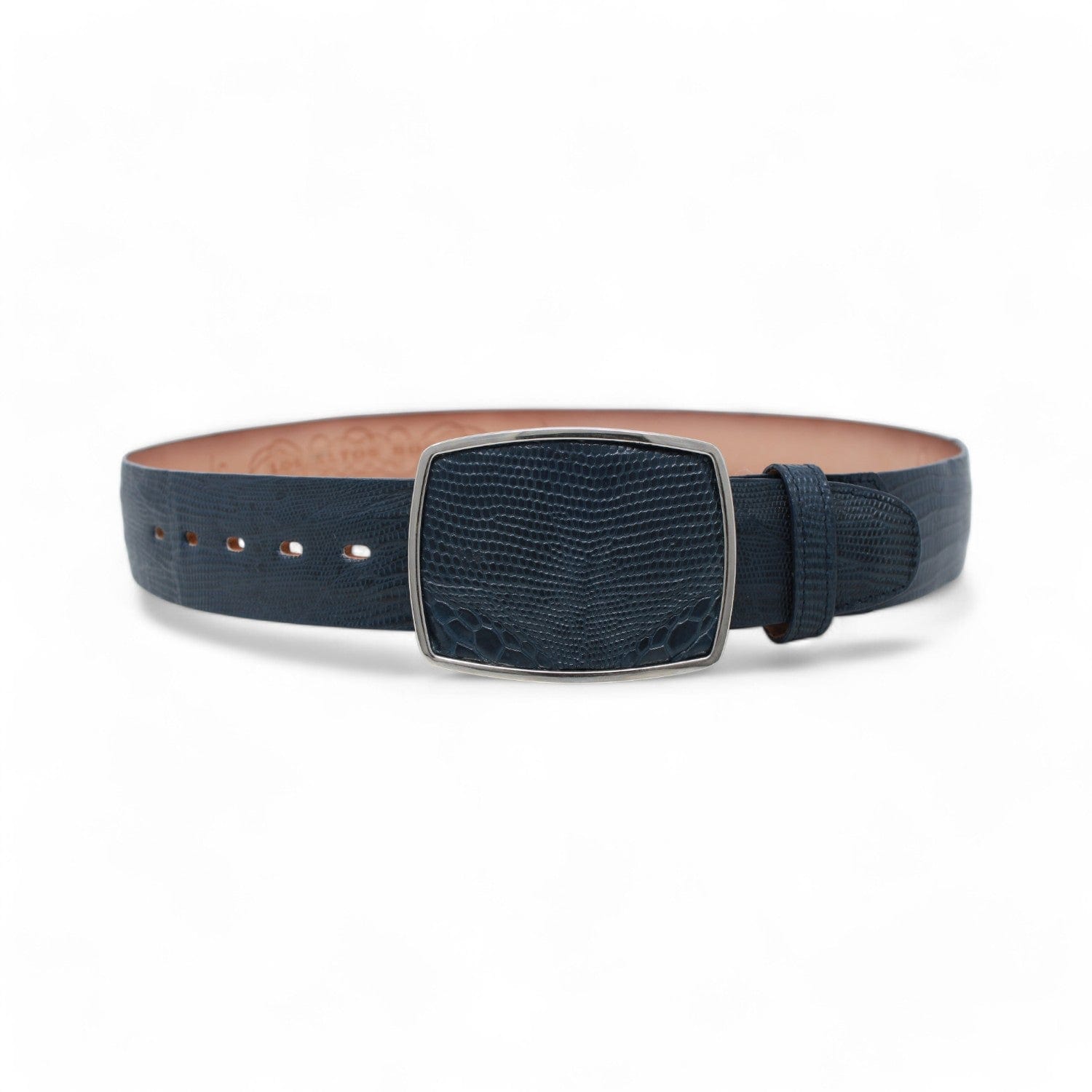 Los Altos Boots Belts Men's Los altos Lizard Cowboy Belt C11A0710