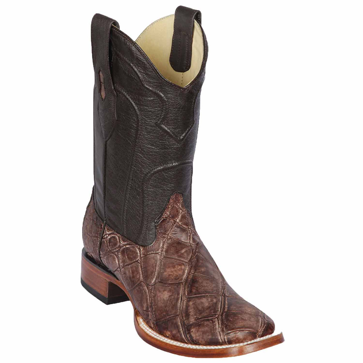 Los Altos Boots Boots 6 Men&#39;s Los Altos Alligator Wide Square Toe Boot 8225835