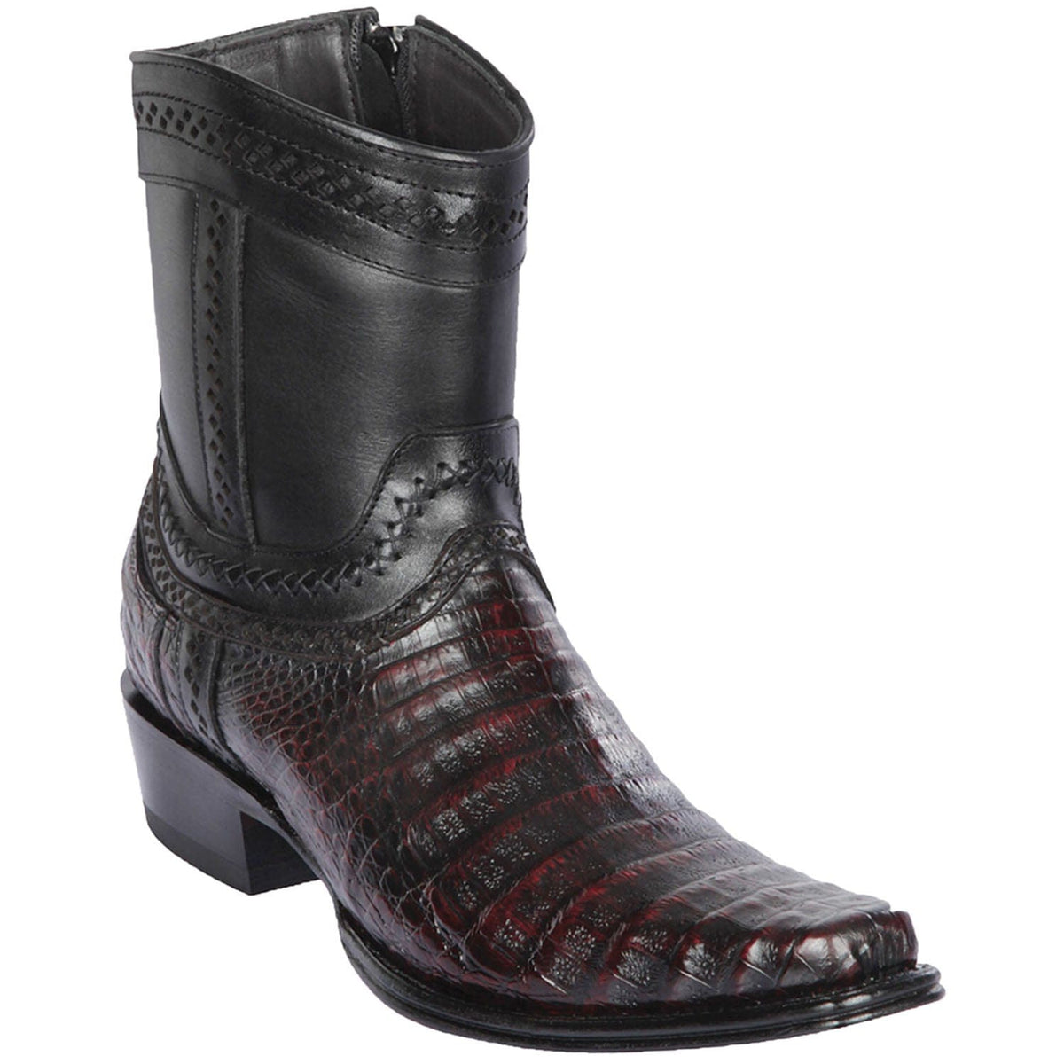 Los Altos Boots Boots 6 Men&#39;s Los Altos Caiman Belly European Toe Short Boot 76B8218