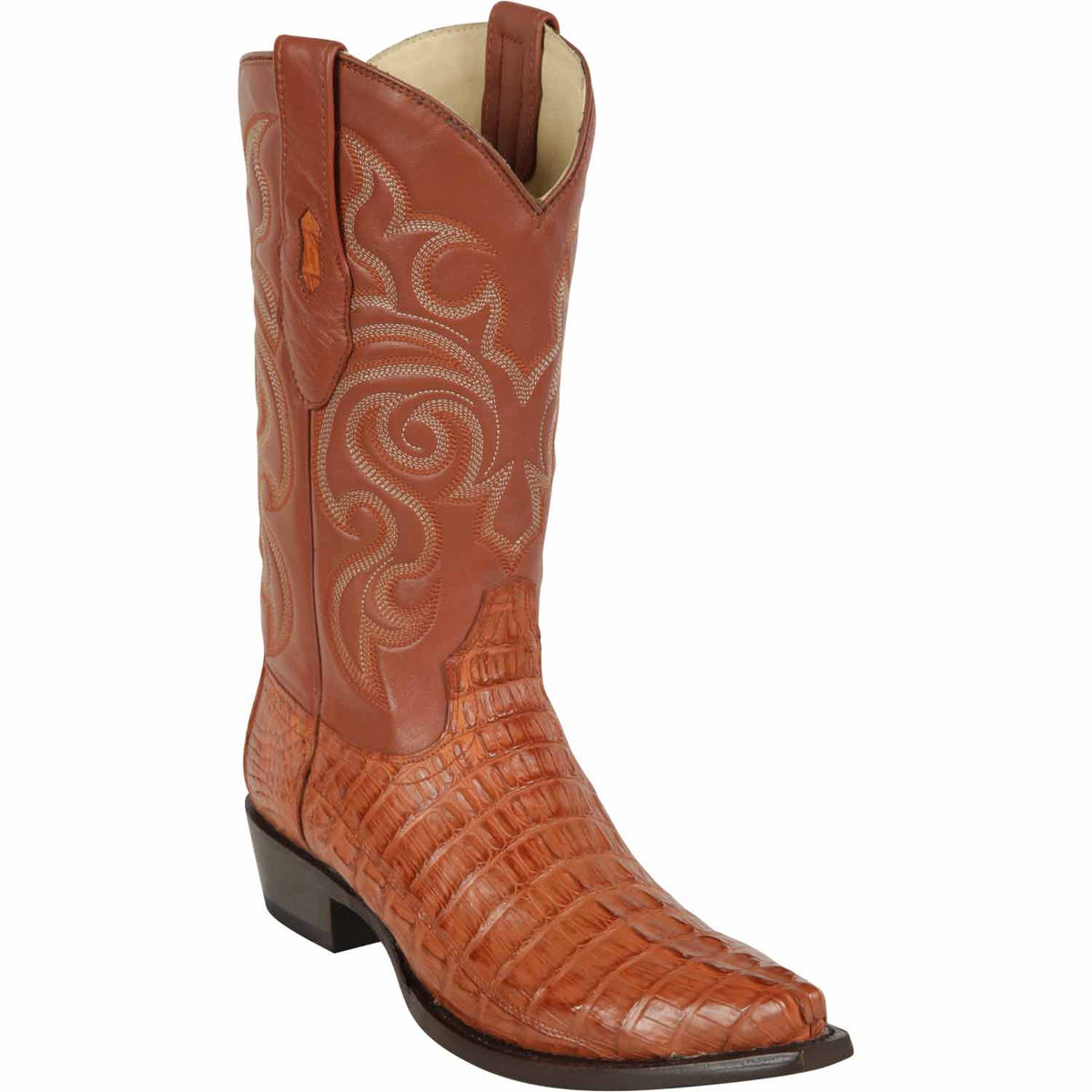 Los Altos Boots Boots 6 Men&#39;s Los Altos Caiman Tail Snip Toe Boot 940103