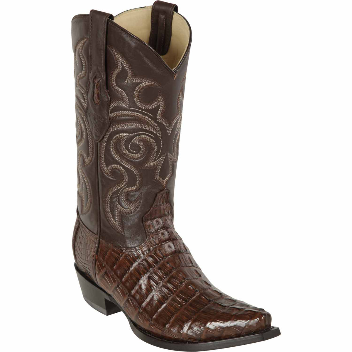 Los Altos Boots Boots 6 Men&#39;s Los Altos Caiman Tail Snip Toe Boot 940107