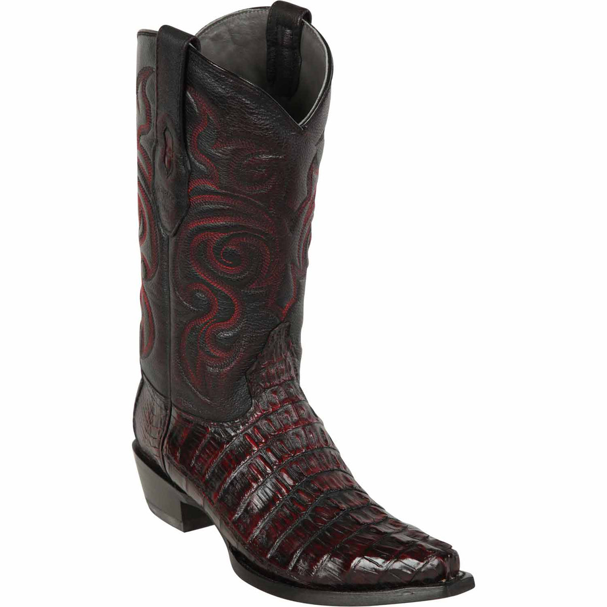 Los Altos Boots Boots 6 Men&#39;s Los Altos Caiman Tail Snip Toe Boot 940118