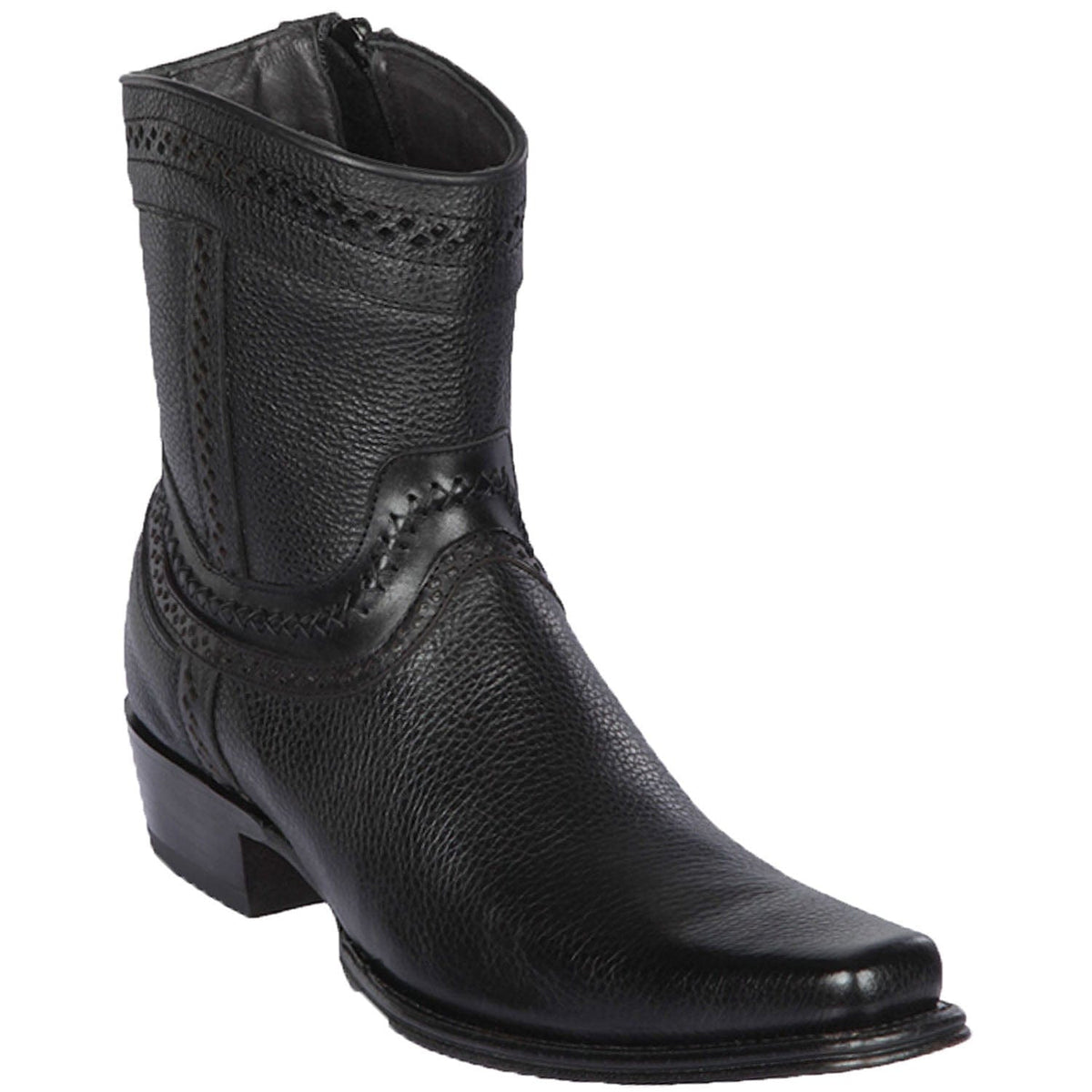 Los Altos Boots Boots 6 Men&#39;s Los Altos Genuine Leather European Toe Short Boot 76B2705