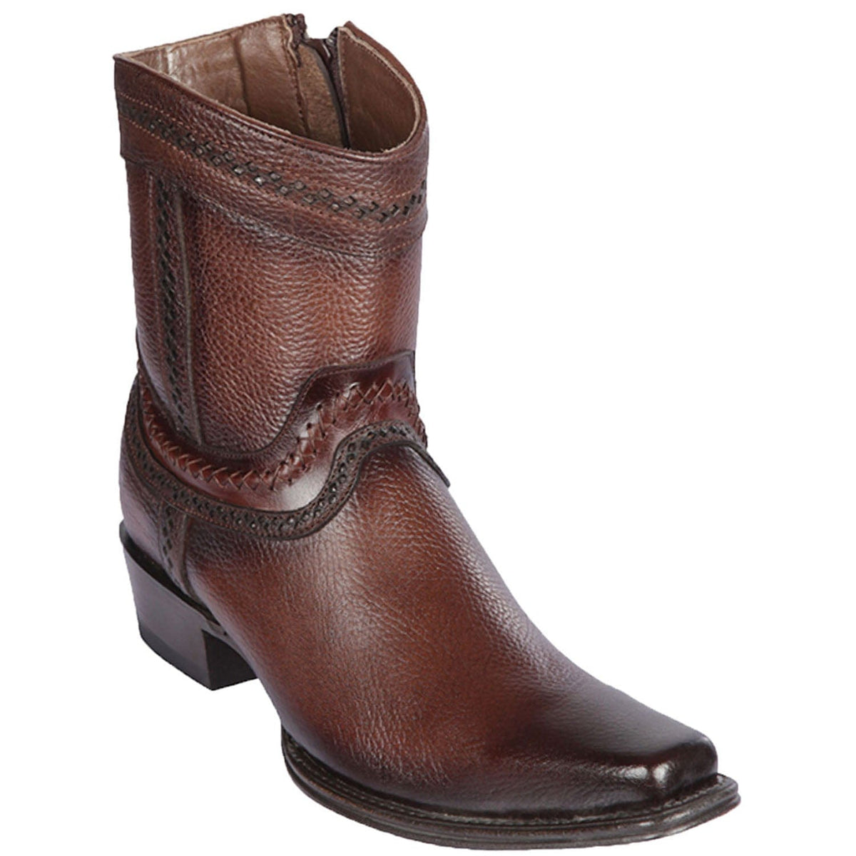 Los Altos Boots Boots 6 Men&#39;s Los Altos Genuine Leather European Toe Short Boot 76B2716