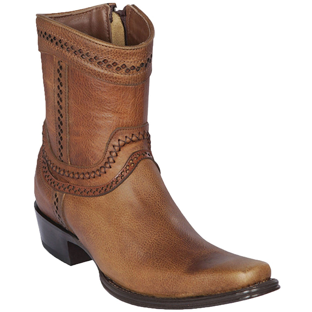 Los Altos Boots Boots 6 Men&#39;s Los Altos Genuine Leather European Toe Short Boot 76B9951