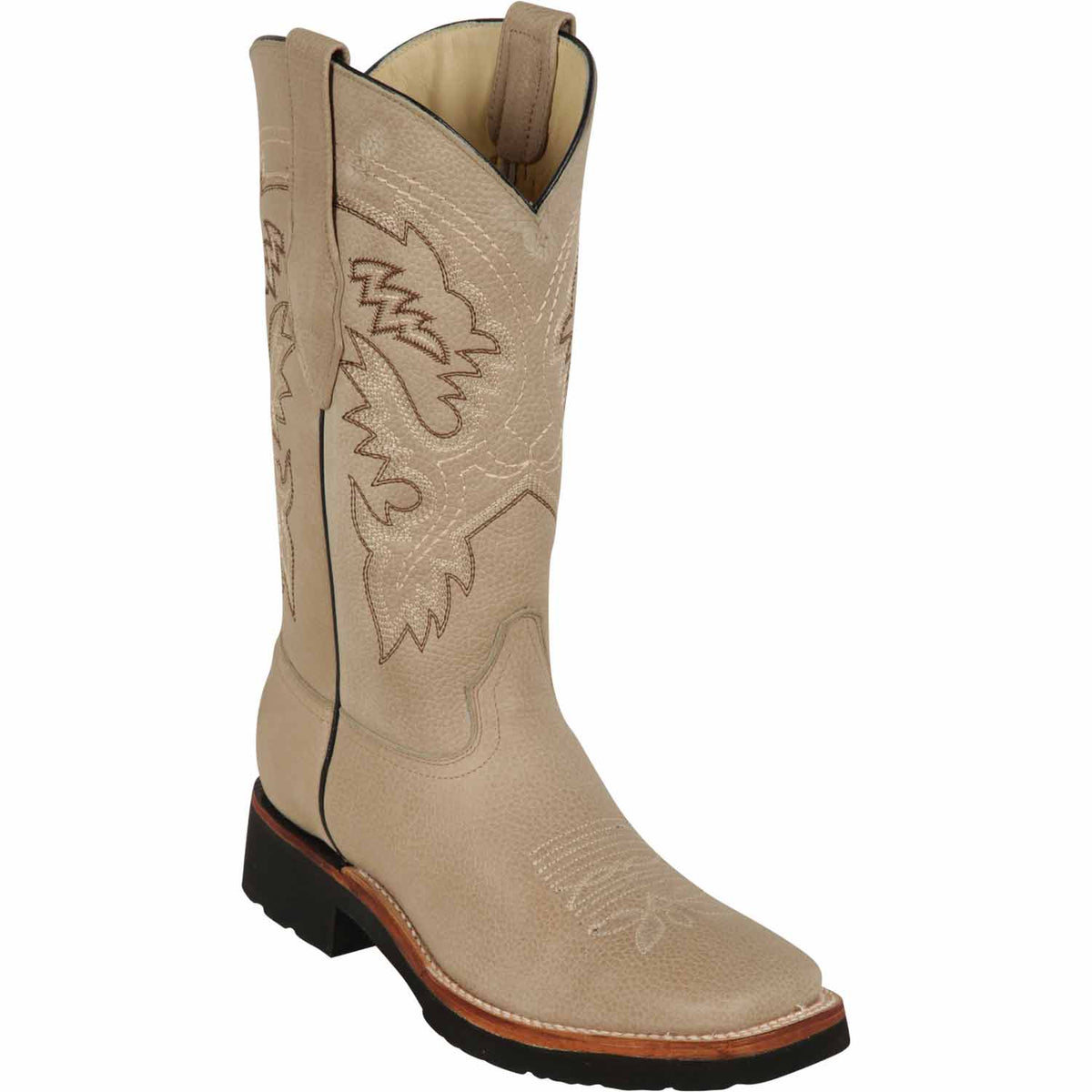 Los Altos Boots Boots 6 Men&#39;s Los Altos Genuine Leather Wide Square Toe Boot 82E2709