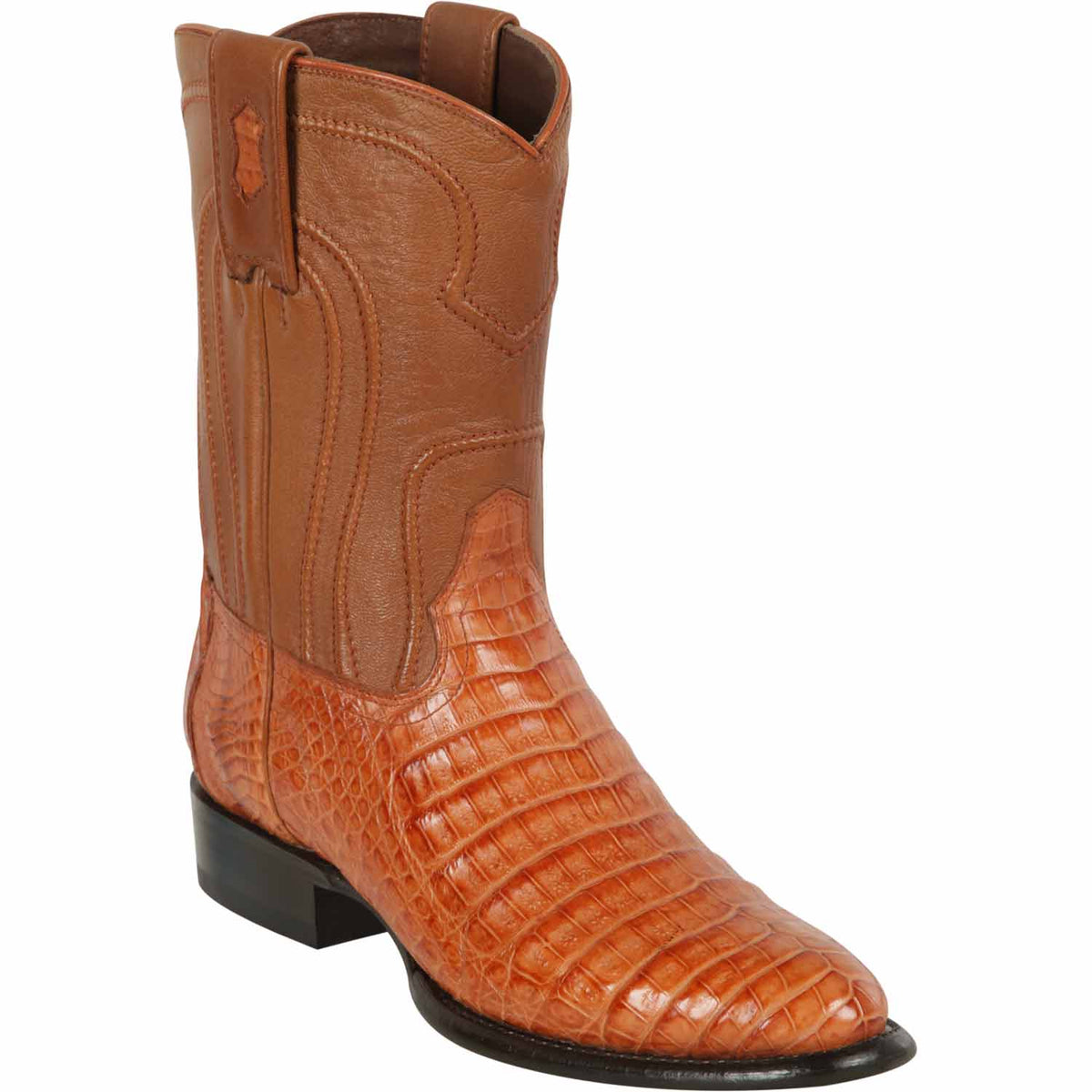 Los Altos Boots Boots 6 Men&#39;s Los Altos Original Caiman Belly Roper Toe Boots 698203