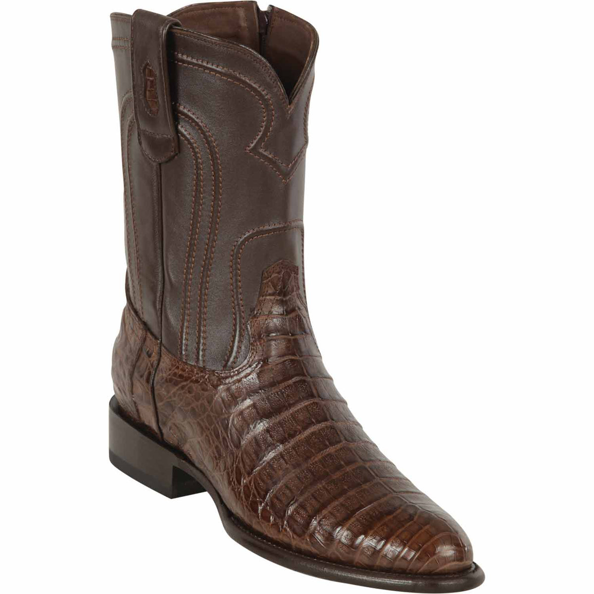 Los Altos Boots Boots 6 Men&#39;s Los Altos Original Caiman Belly Roper Toe Boots 69Z8207