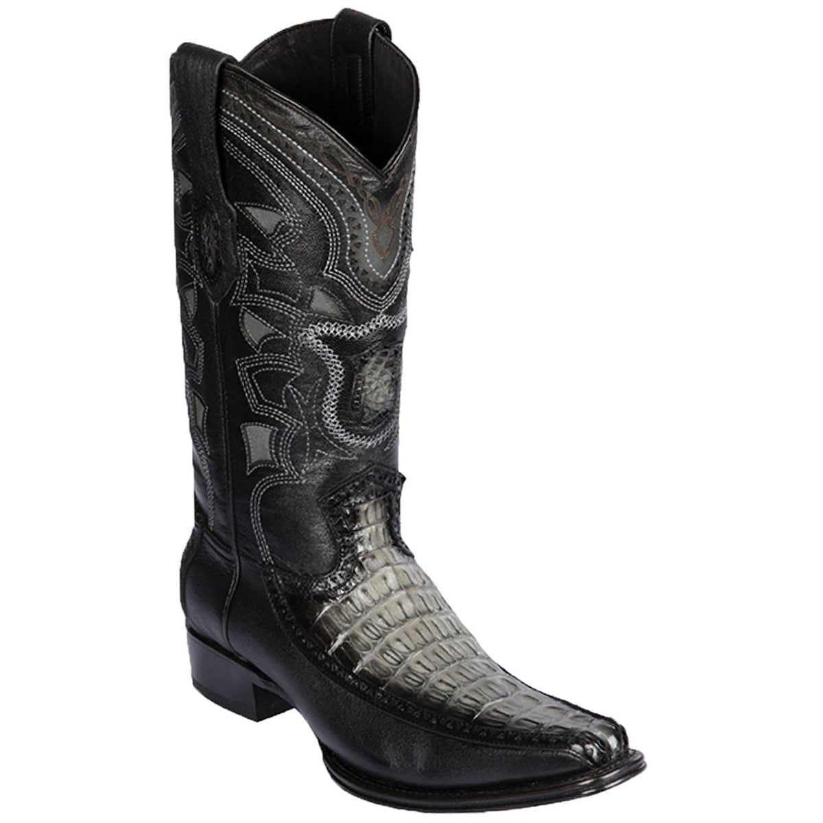 Los Altos Boots Boots 6 Men&#39;s Los Altos Original Caiman Tail and Deer European Square Toe Boot 76F0138