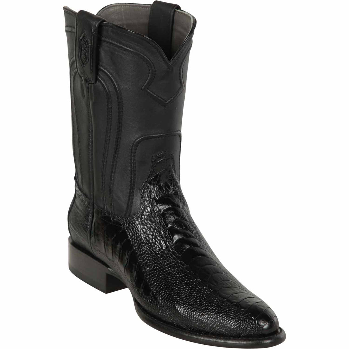 Los Altos Boots Boots 6 Men&#39;s Los Altos Original Ostrich Leg Roper Toe Boots 690505