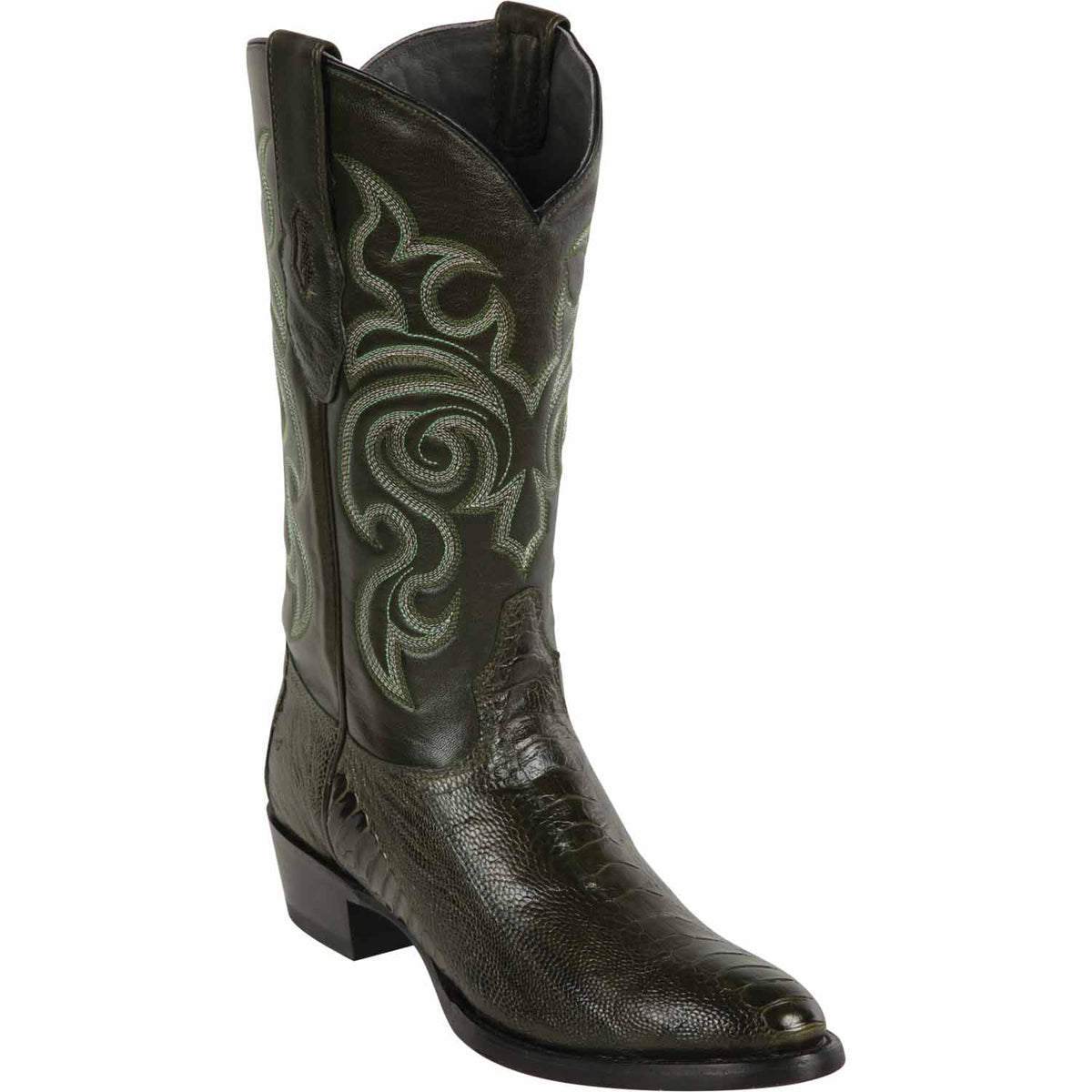 Los Altos Boots Boots 6 Men&#39;s Los Altos Original Ostrich Leg Round Toe Boot 650545