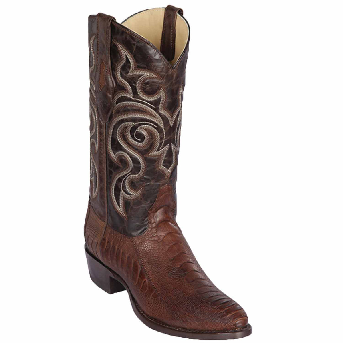 Los Altos Boots Boots 6 Men&#39;s Los Altos Original Ostrich Leg Round Toe Boot 65G0507