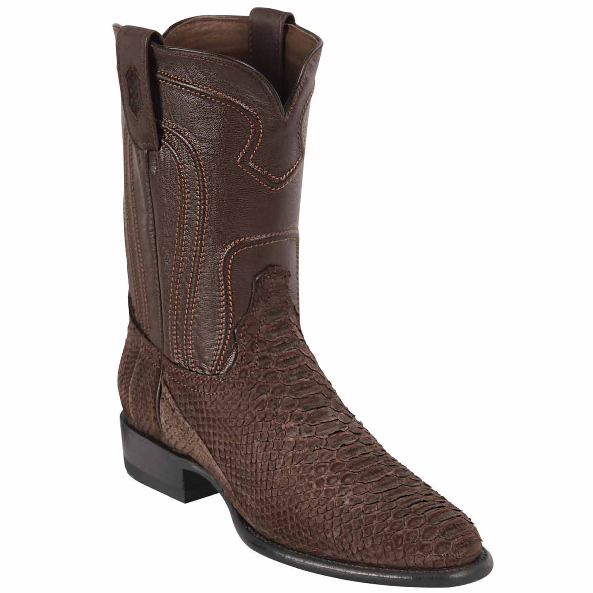 Los Altos Boots Boots 6 Men&#39;s Los Altos Original Python Roper Toe Boots 69N5707