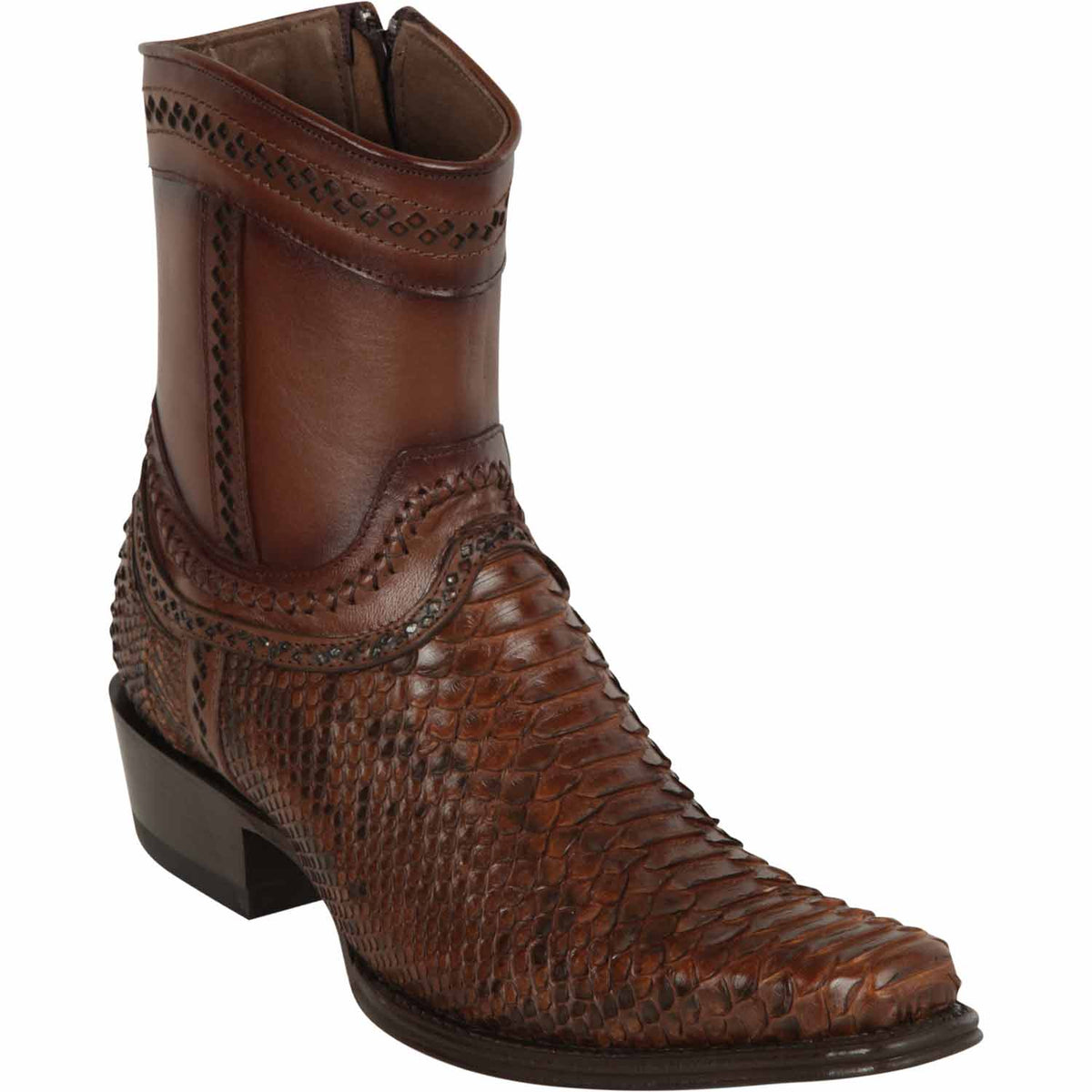 Los Altos Boots Boots 6 Men&#39;s Los Altos Original Python Skin European Toe Short Boot 76B5766