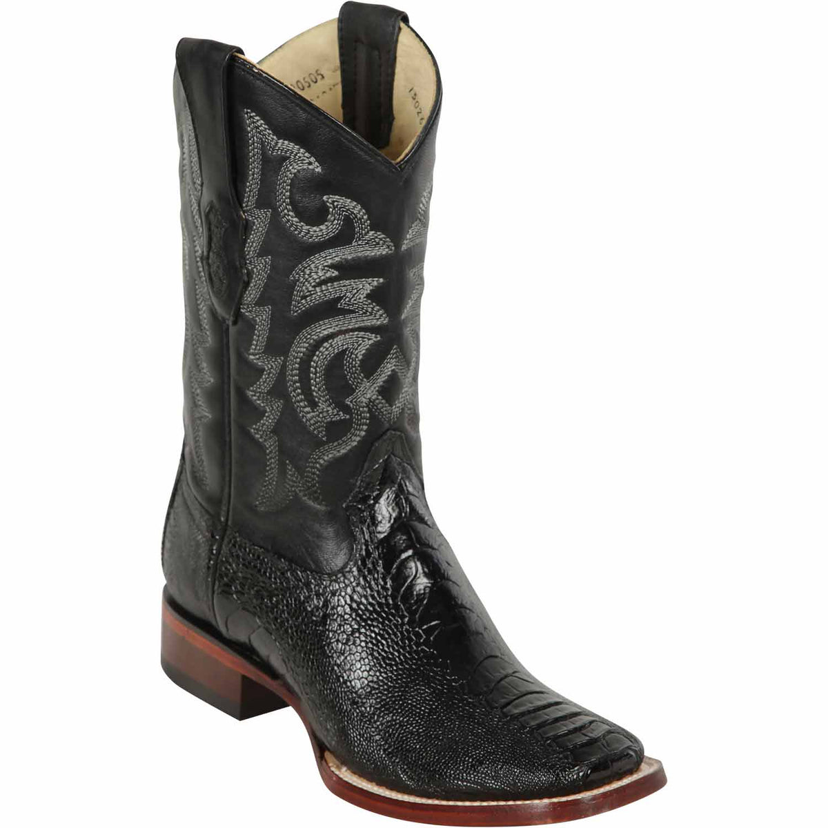 Los Altos Boots Boots 6 Men&#39;s Los Altos Ostrich Leg Skin Wide Square Toe Boot 8220505