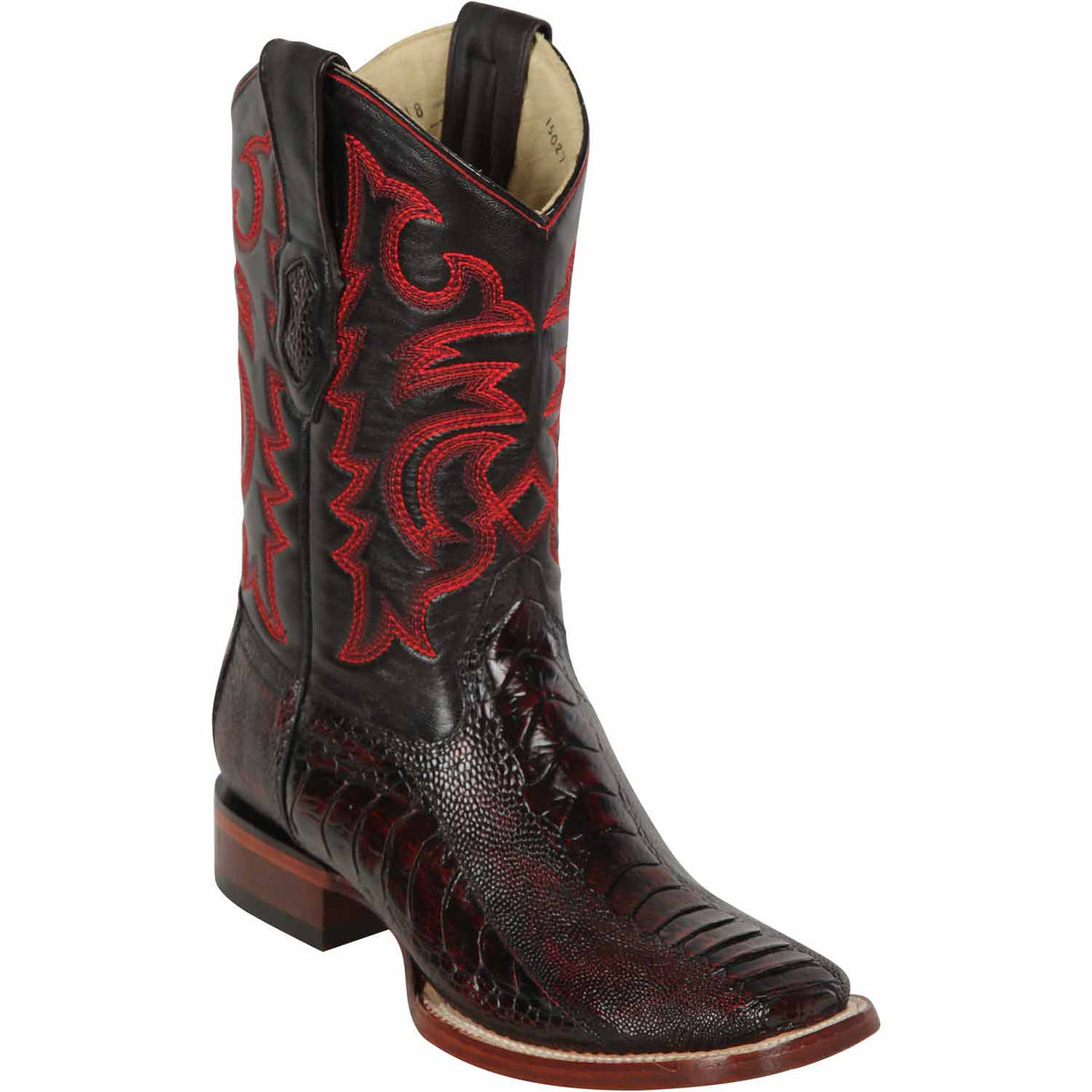 Los Altos Boots Boots 6 Men&#39;s Los Altos Ostrich Leg Skin Wide Square Toe Boot 8220518