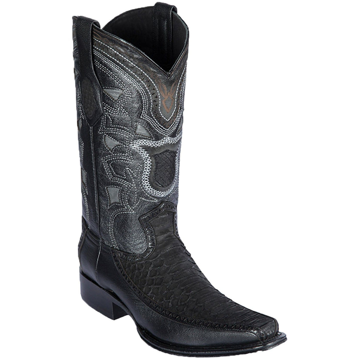 Los Altos Boots Boots 6 Men&#39;s Los Altos Python and Deer European Square Toe Boot 76FN5705