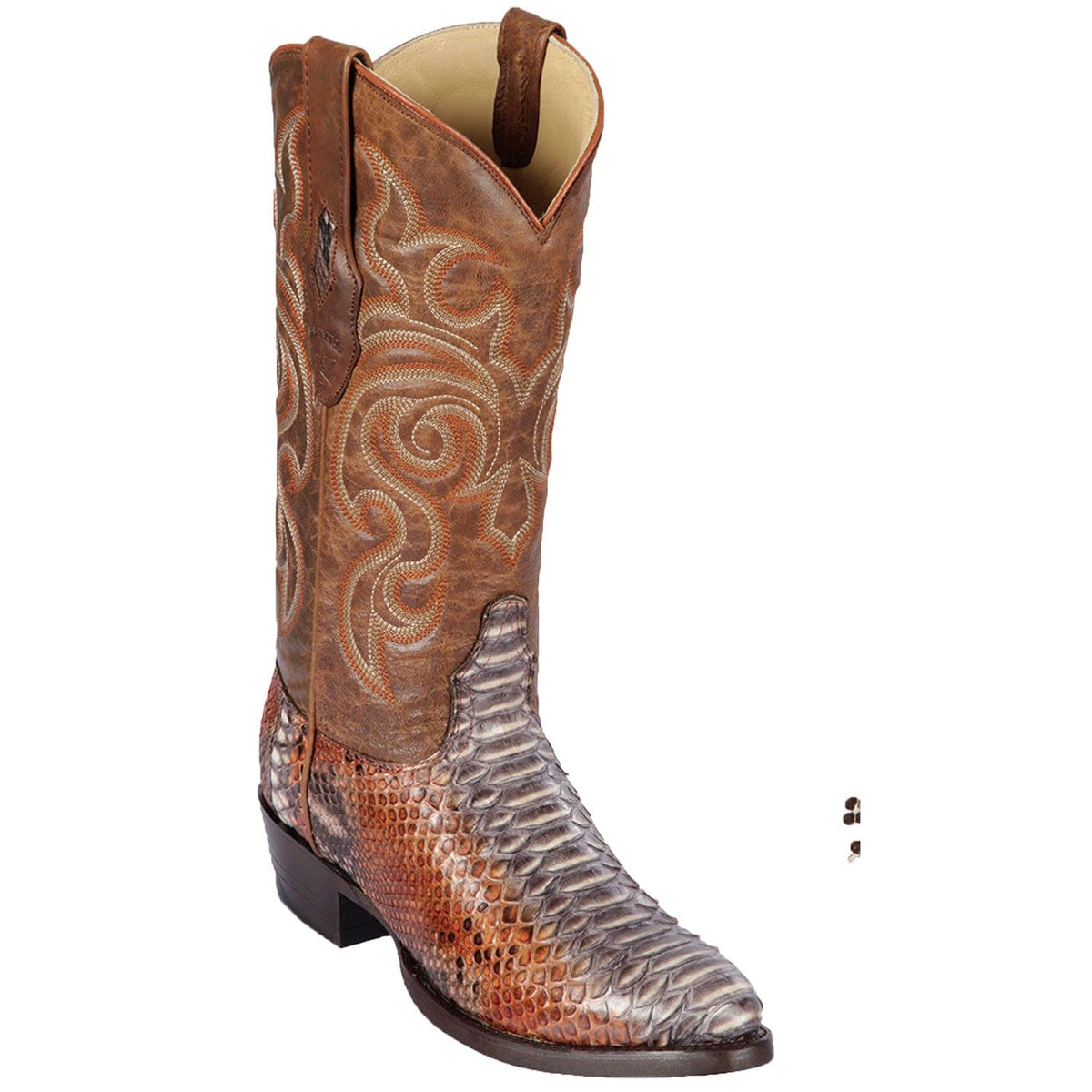 Los Altos Boots Boots 6 Men&#39;s Los Altos Python Round Toe Boot 655788