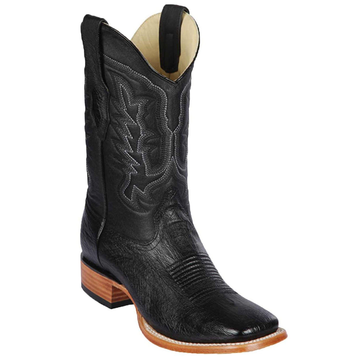 Los Altos Boots Boots 6 Men&#39;s Los Altos Smooth Ostrich Wide Square Toe Boot 8279705N