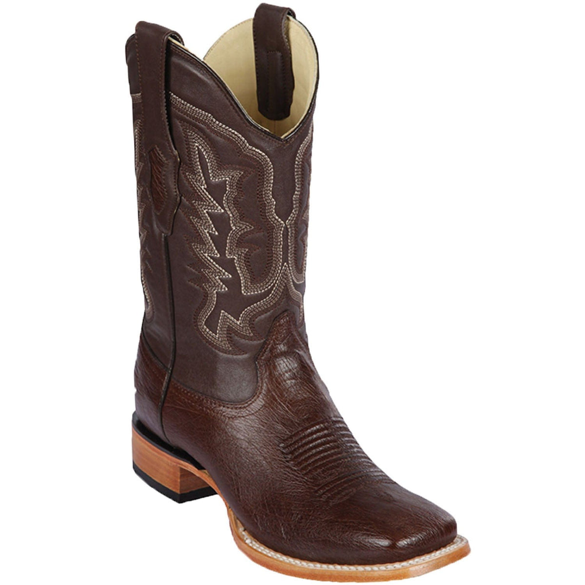 Los Altos Boots Boots 6 Men&#39;s Los Altos Smooth Ostrich Wide Square Toe Boot 8279707C