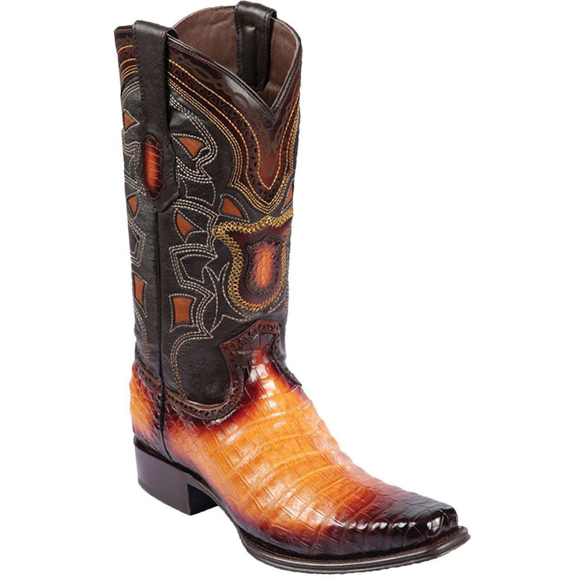 Los Altos Boots Boots Men&#39;s Los Altos Caiman Belly European Square Toe Boot 768201