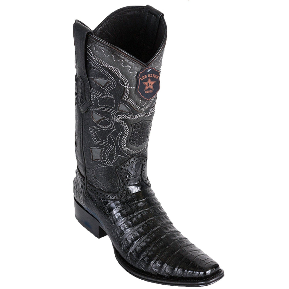 Los Altos Boots Boots Men&#39;s Los Altos Caiman Belly European Square Toe Boot 768205