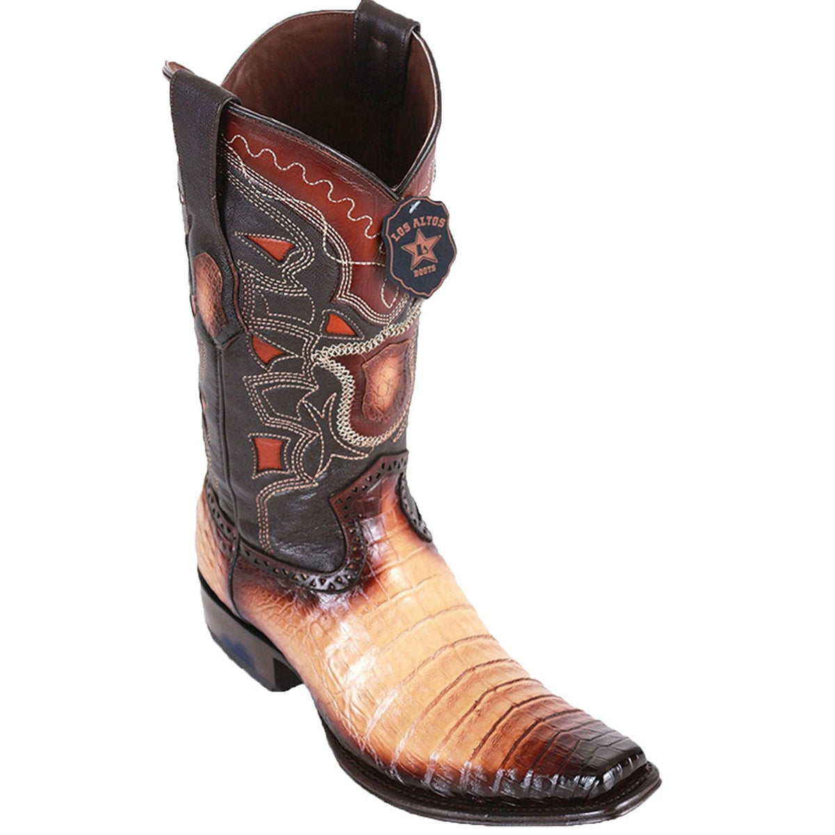 Los Altos Boots Boots Men&#39;s Los Altos Caiman Belly European Square Toe Boot 768215