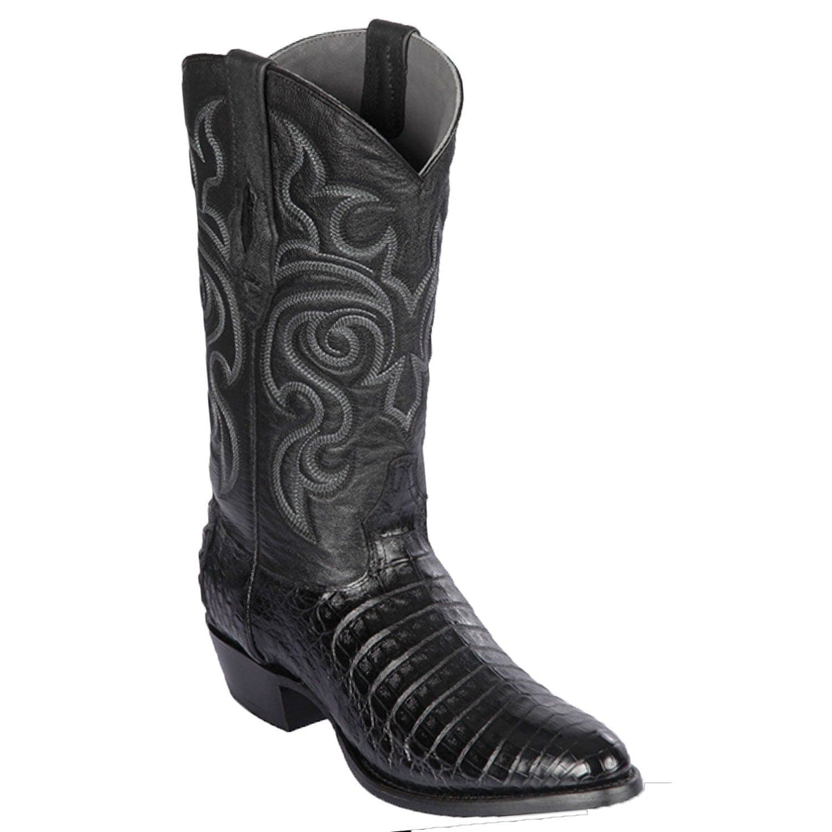 Los Altos Boots Boots Men&#39;s Los Altos Caiman Belly Skin Round Toe Boot 658205