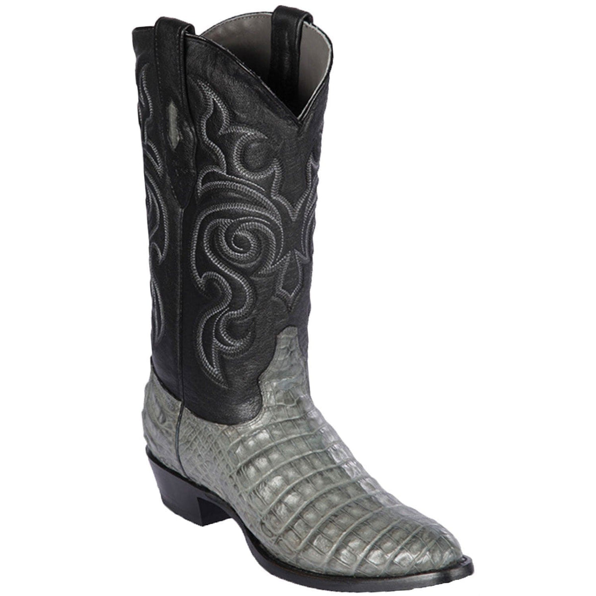 Los Altos Boots Boots Men&#39;s Los Altos Caiman Belly Skin Round Toe Boot 658209