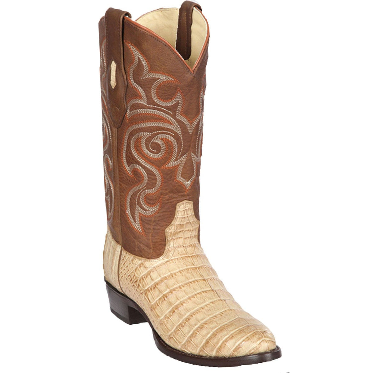 Los Altos Boots Boots Men&#39;s Los Altos Caiman Belly Skin Round Toe Boot 65G8251