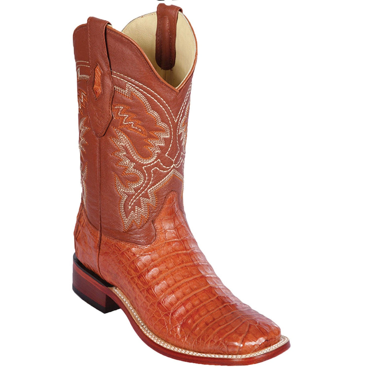 Los Altos Boots Boots Men&#39;s Los Altos Caiman Belly Skin Wide Square Toe Boot 8228203