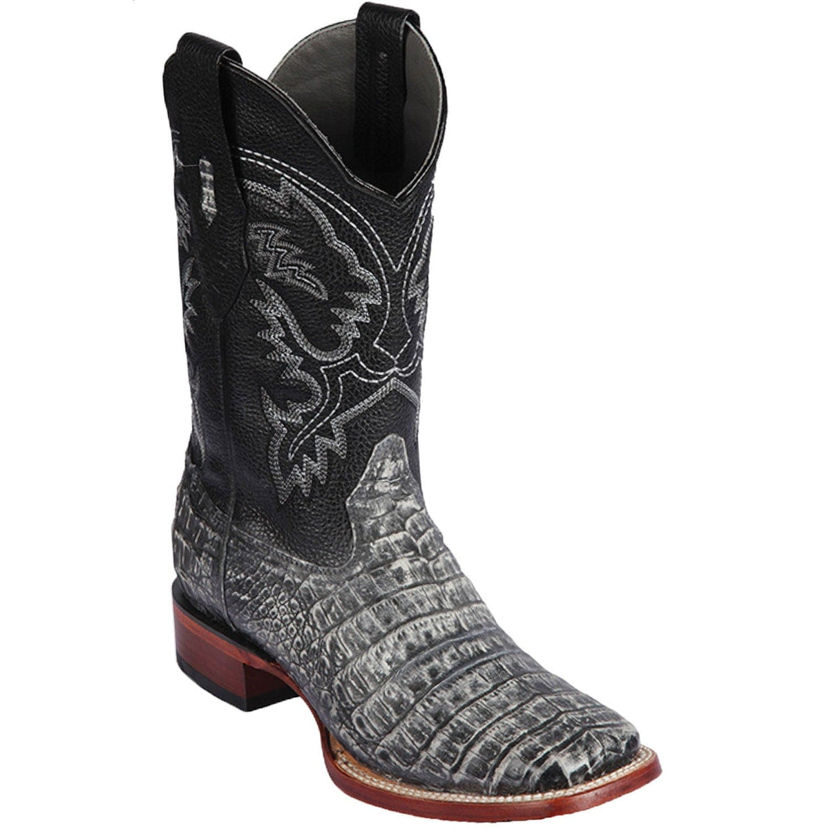 Los Altos Boots Boots Men&#39;s Los Altos Caiman Belly Skin Wide Square Toe Boot 8228281