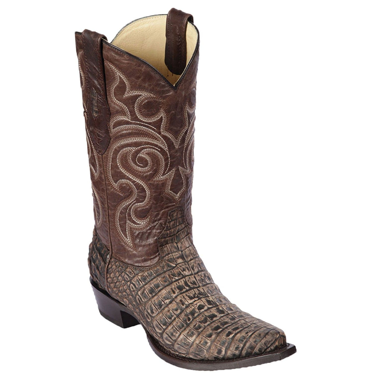 Los Altos Boots Boots Men&#39;s Los Altos Caiman Belly Snip Toe Boot 948235