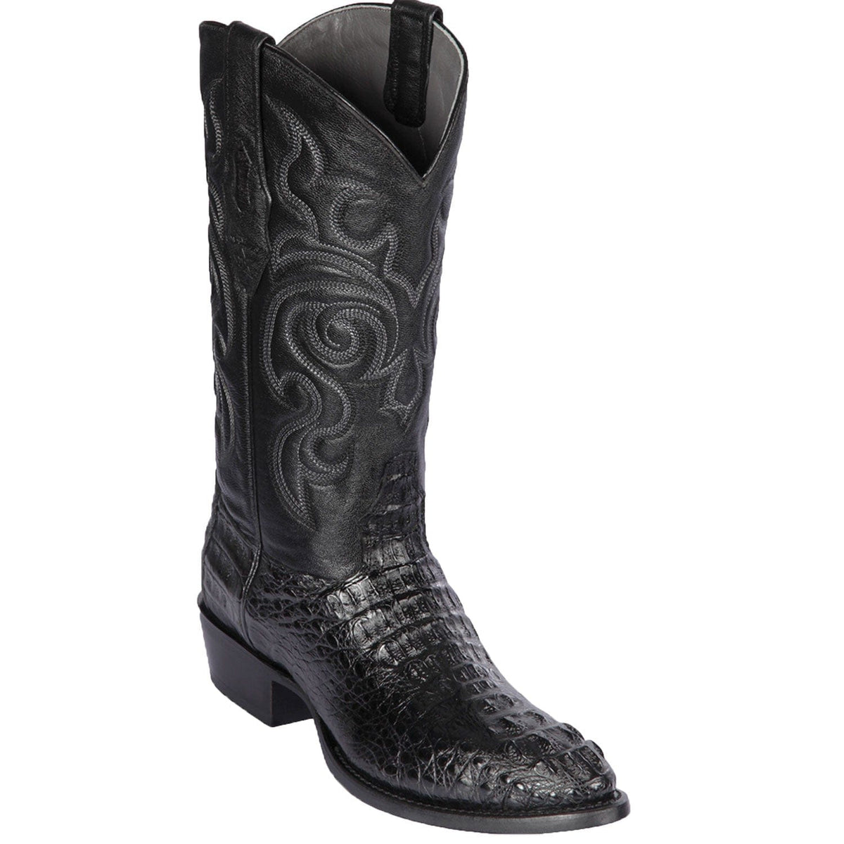 Los Altos Boots Boots Men&#39;s Los Altos Caiman Hornback Round Toe Boot 650205